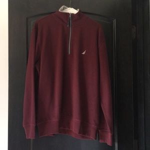 Nautica half zip sweater